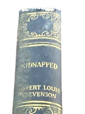 Vtg Kidnapped Art-Type Edition By Robert Louis Stevenson Hardcover Book 1940s